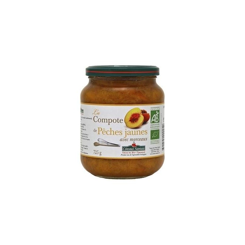 Compote Peche Jaune 725 G Côteaux Nantais