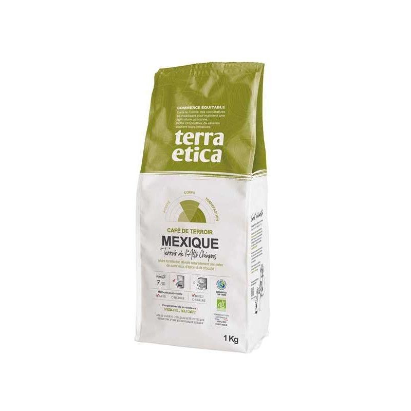 Cafe Mexique Moulu 1Kg terra etica