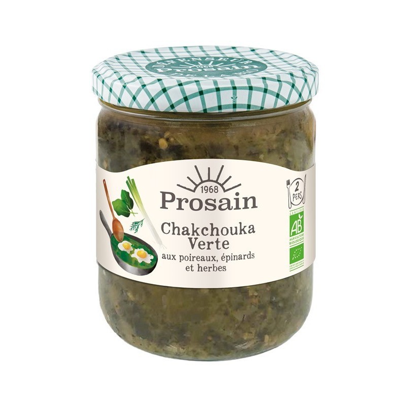 Chakchouka Verte Aux Poireaux Epinards Et Herbes 400Gr Prosain