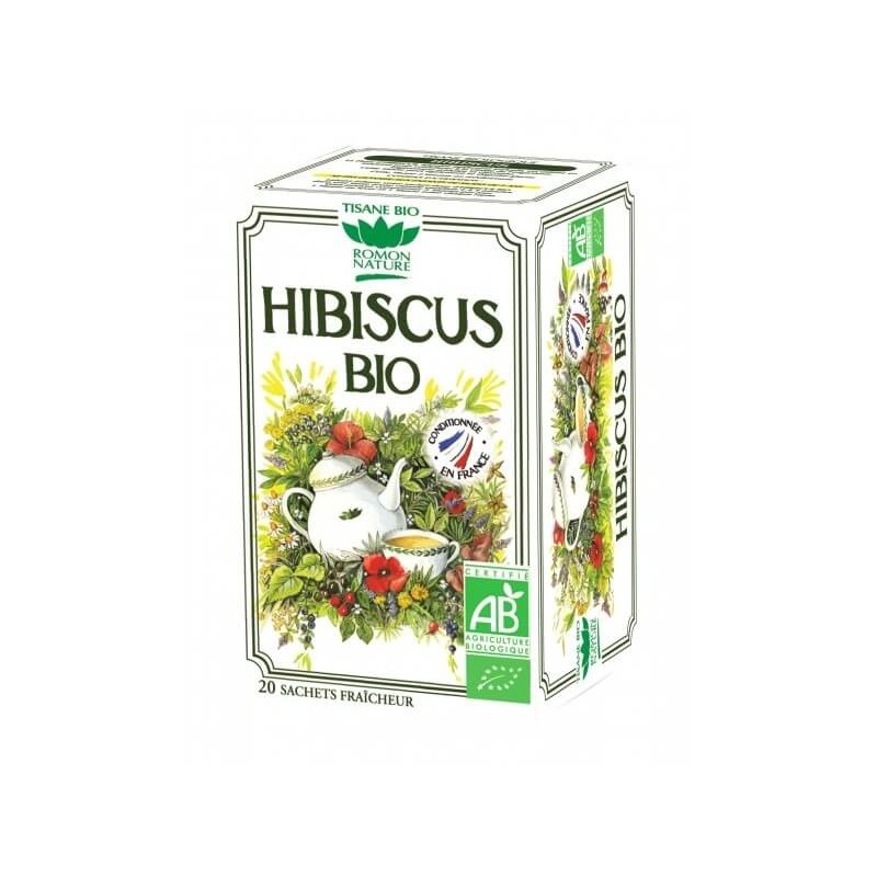 Hibiscus 34G 20 Sachets ROMON NATURE / PLANTASIA
