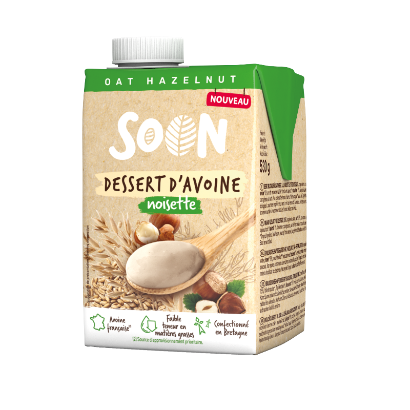 Dessert Avoine A La Noisette 530Gr Soon