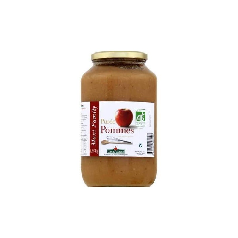 Puree Pomme Sans Sucre 1,65Kg Côteaux Nantais