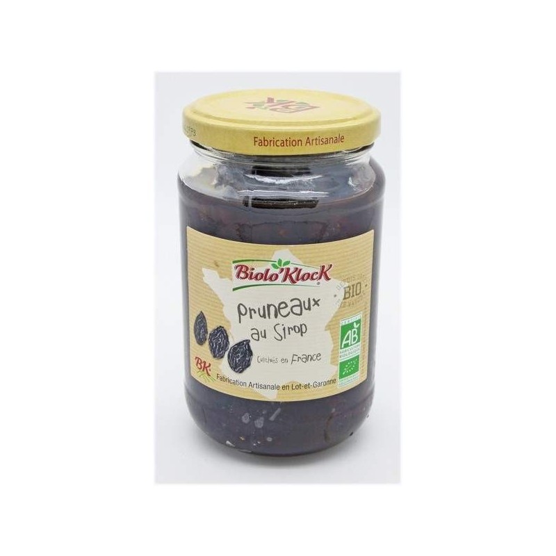 Pruneaux Au Sirop 200G BIOLO'KLOCK