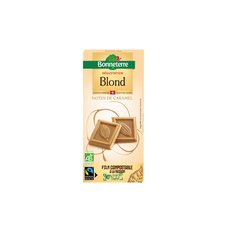 Chocolat Blond 80G Bonneterre