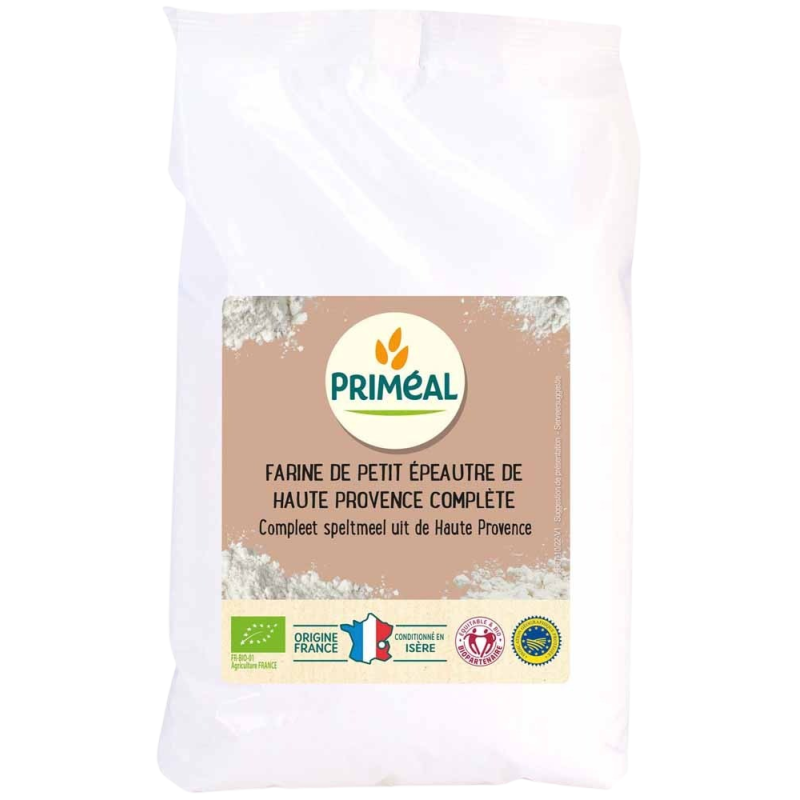 Farine De Petit Epeautre De Haute Provence Complete 500G Priméal