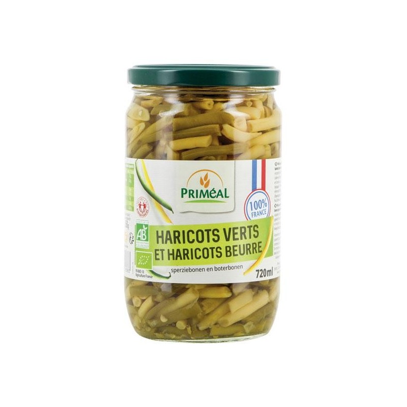 Melange Haricots Vert Et Beurre France 720Ml Priméal