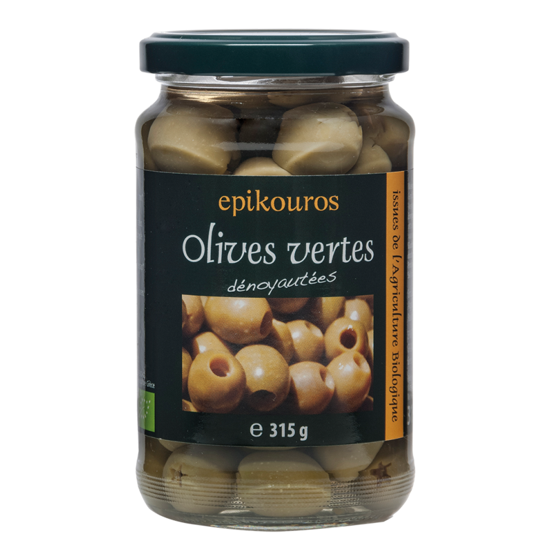 Olives Vertes Denoyautees 315G EPIKOUROS