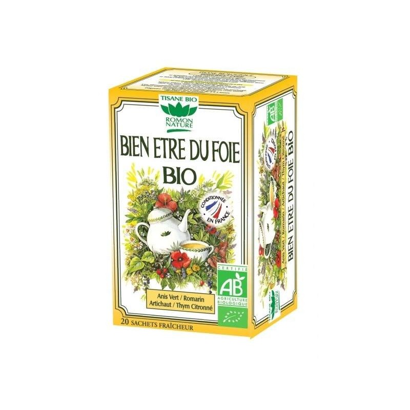 Bien Etre Du Foie 32G 20 Sachets ROMON NATURE / PLANTASIA