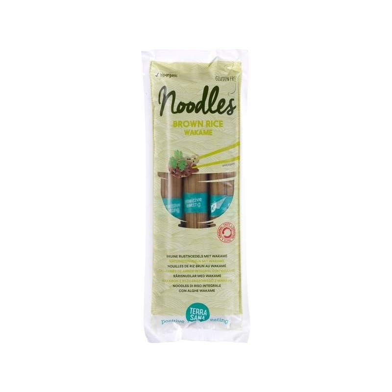 Nouilles Chinoises Riz Brun Et Wakame 250G TERRA SANA