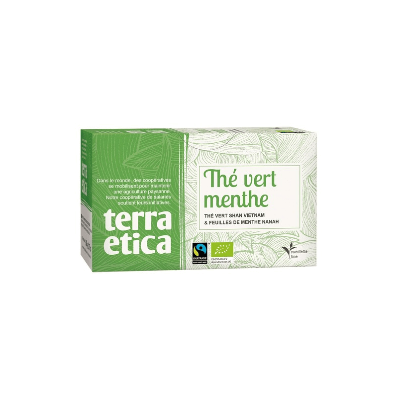 The Vert Menthe 20 Sachets terra etica