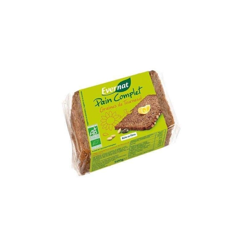 Pain Noir Tournesol 500G Evernat