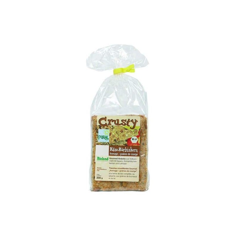 Crusty Fromage Graines De Courge 200G PURALIMENT