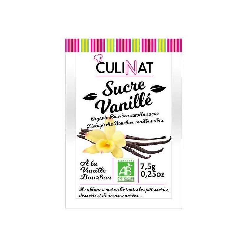 Sucre Vanille Bourbon 8X7.5G CULINAT