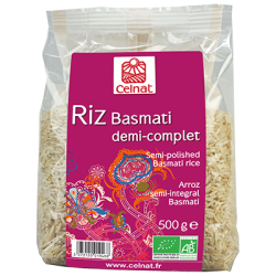 Riz Basmati 1/2 Complet 500G Celnat