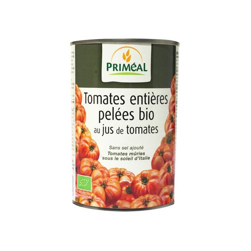 Tomates Pelees Entieres 400G Priméal