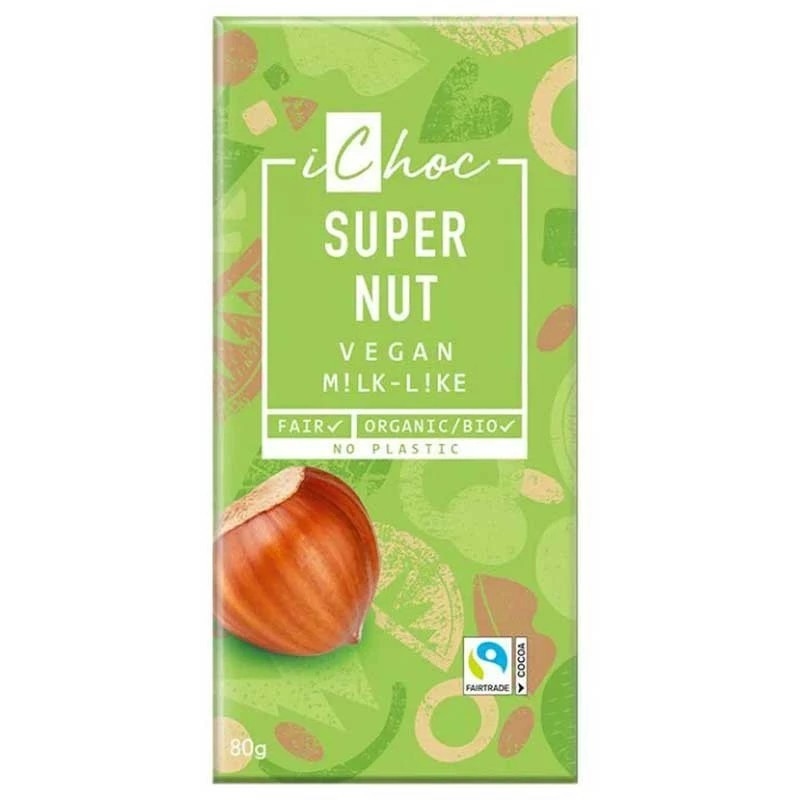 Super Nut Vegan 80Gr ICHOC