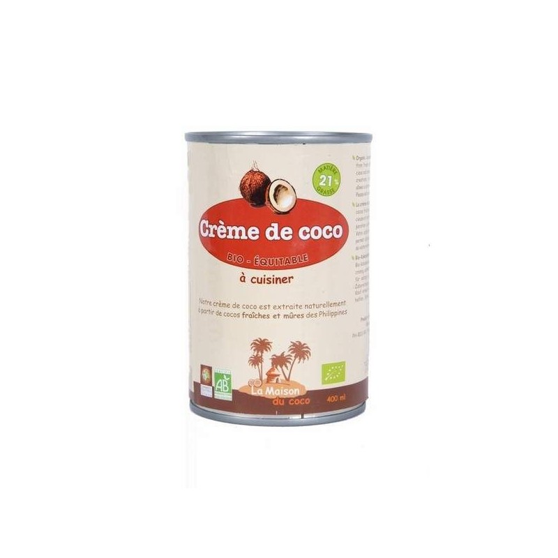 Creme De Noix De Coco 400Ml LA MAISON DU COCO