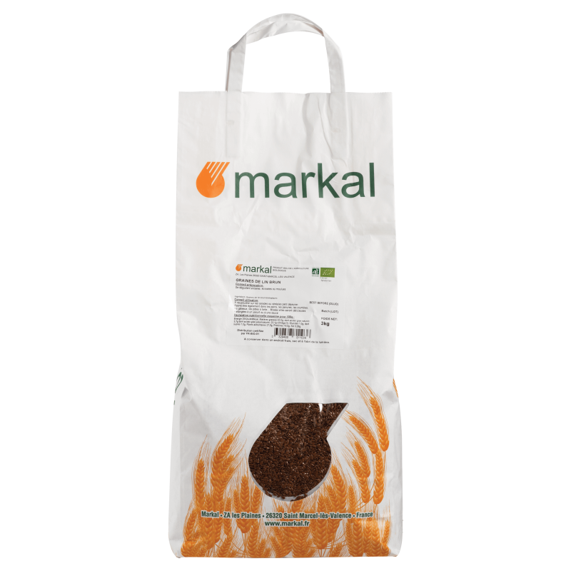 Graines Lin Brun 3 Kg Markal