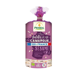 Galette Riz Camargue Sesame 130G Priméal