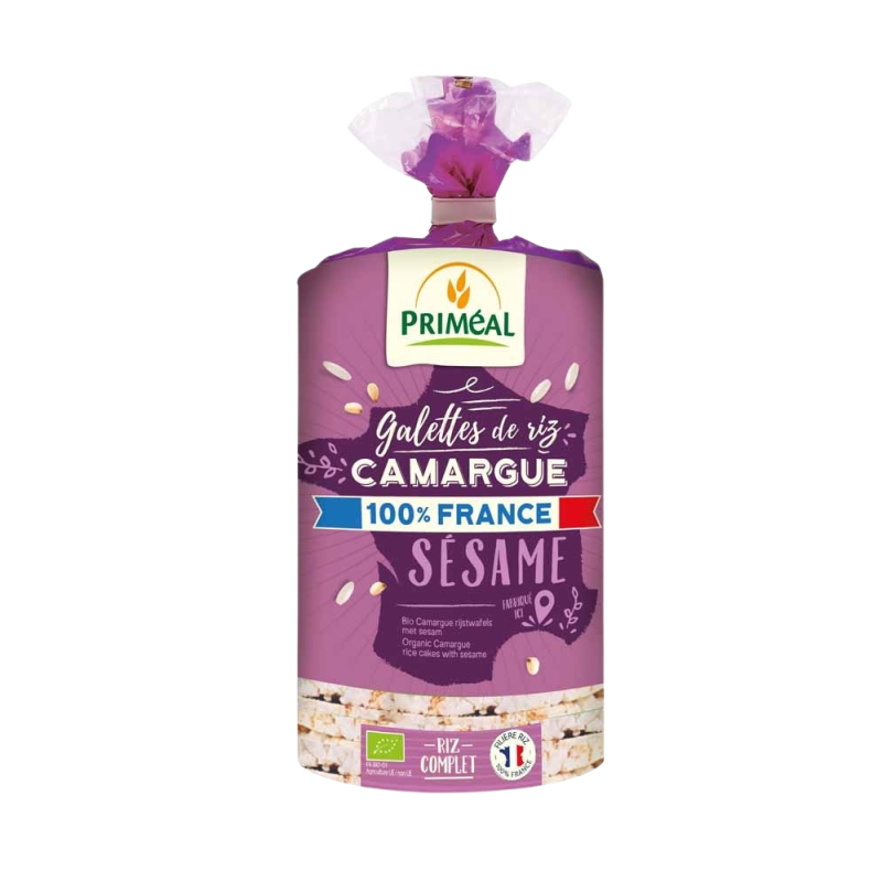 Galette Riz Camargue Sesame 130G Priméal