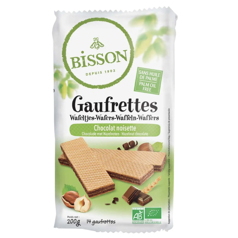 Gaufrette Choco Noisette 200Gr Bisson
