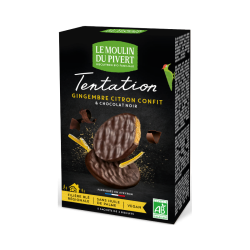 Biscuit Tentation Gingembre-Citron 130G MOULIN DU PIVERT