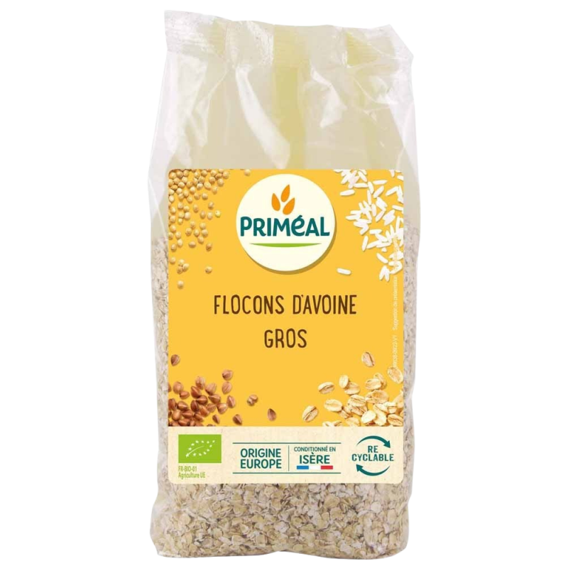 Flocons D'Avoine Gros 500G Priméal