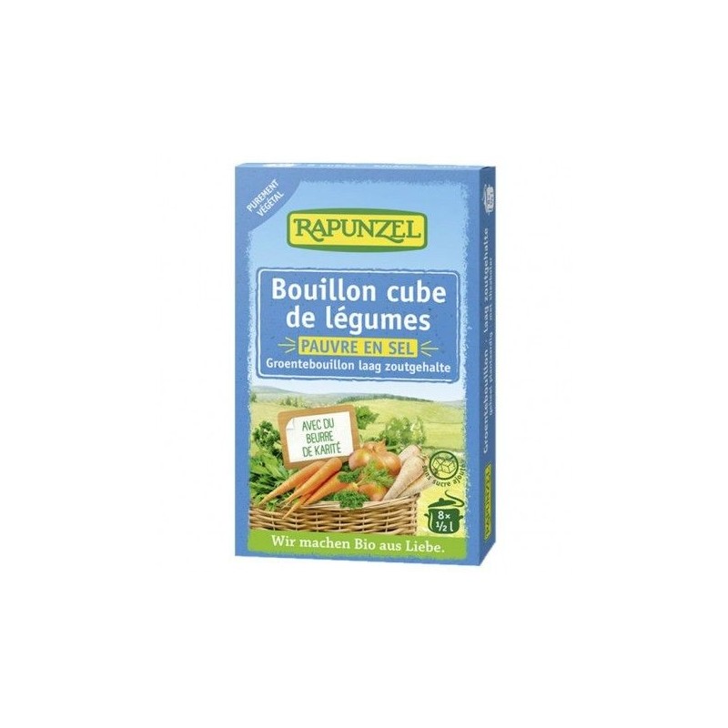 Bouillon Legumes Pauvre En Sel 68G Rapunzel