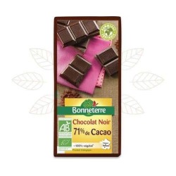Chocolat Noir 71% Cacao 100G Bonneterre