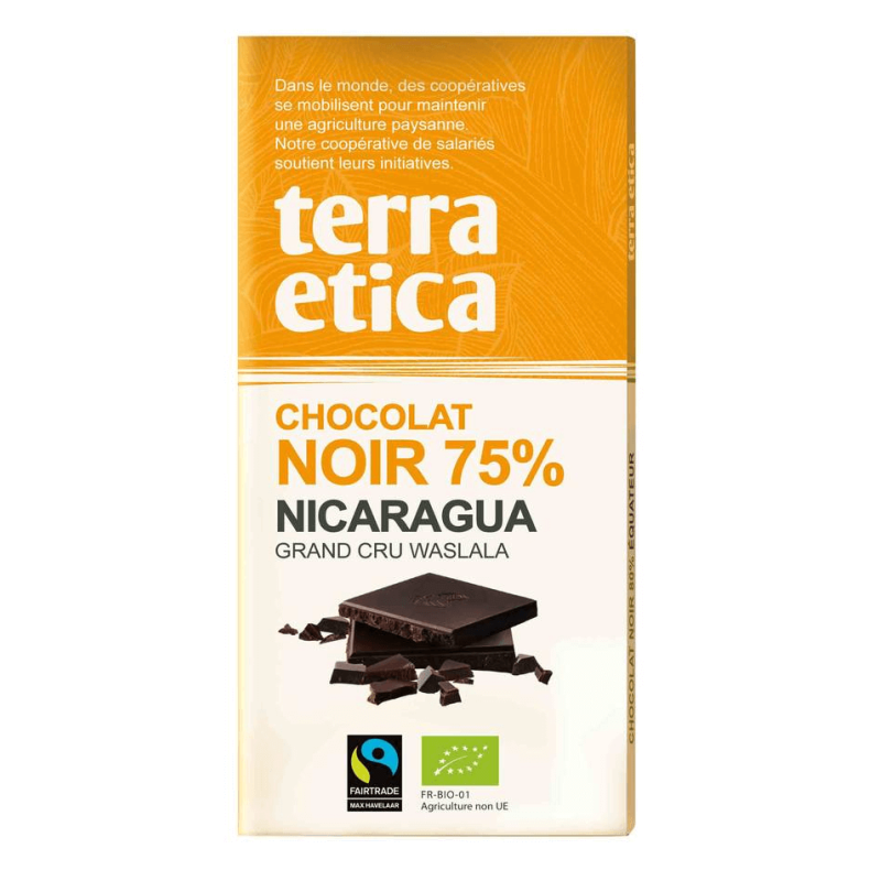 Chocolat Noir Nicaragua 100G terra etica