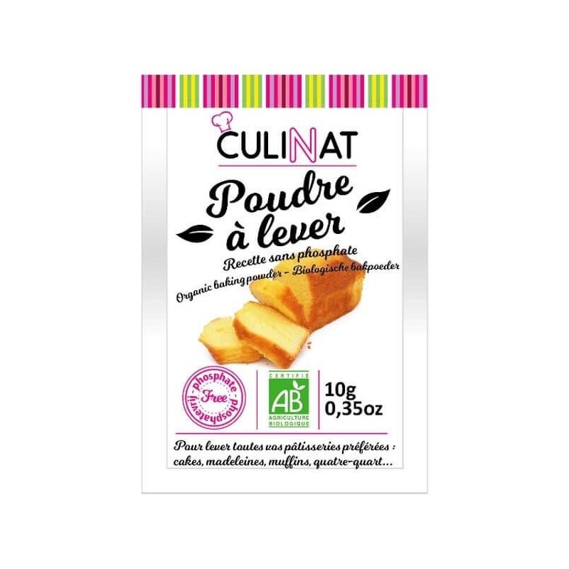 Poudre A Lever Sans Phosphate 8X10G CULINAT