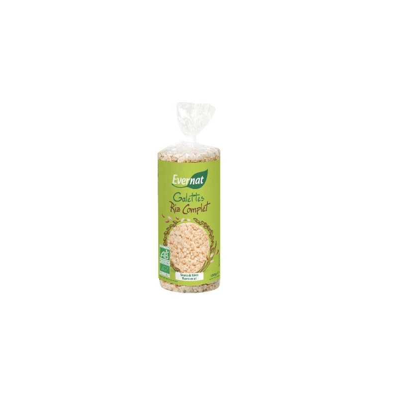 Galettes Riz Complet 130G Evernat