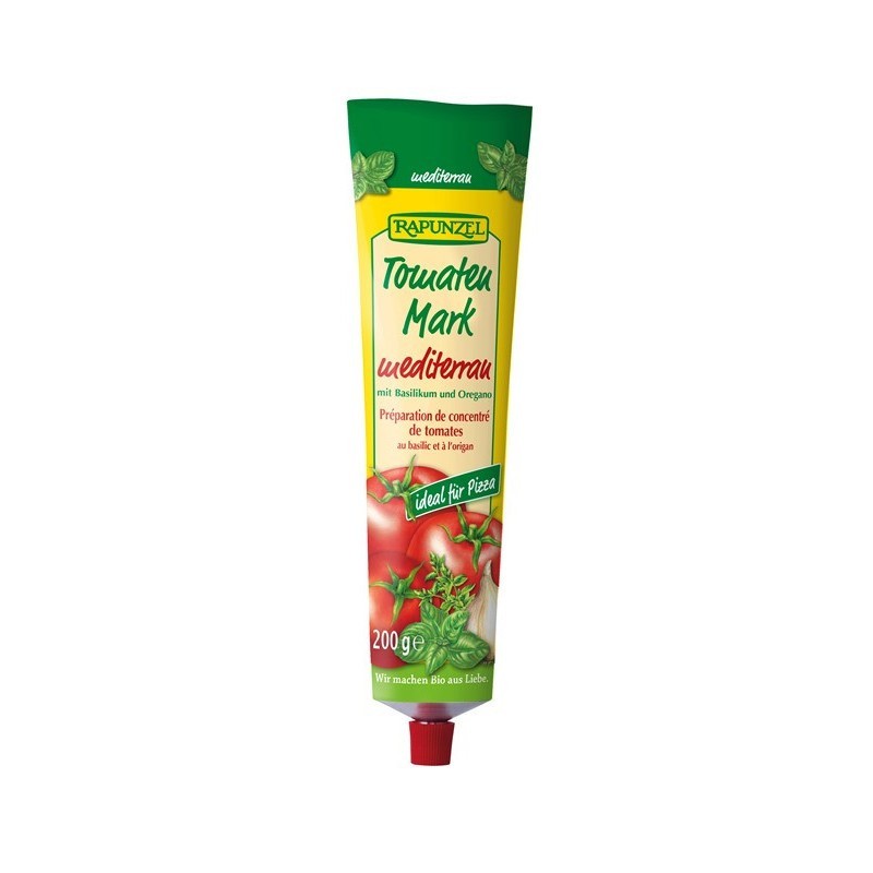 Concentre De Tomates Mediterannee 200G Rapunzel
