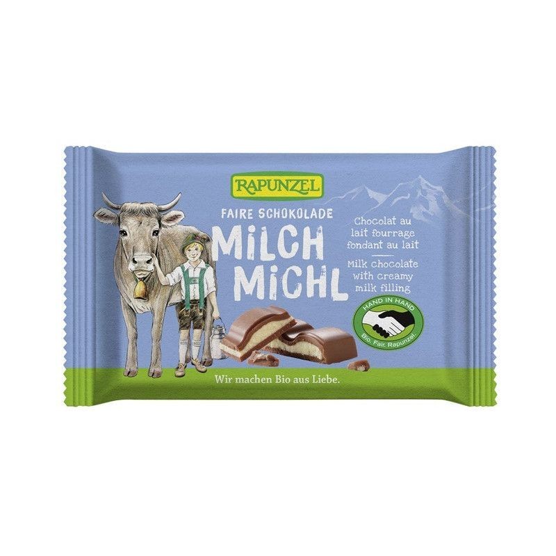 Chocolat Fourrage Fondant Au Lait 100G Rapunzel