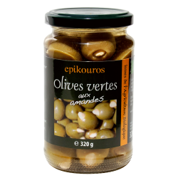 Olives Vertes Amandes 320G EPIKOUROS