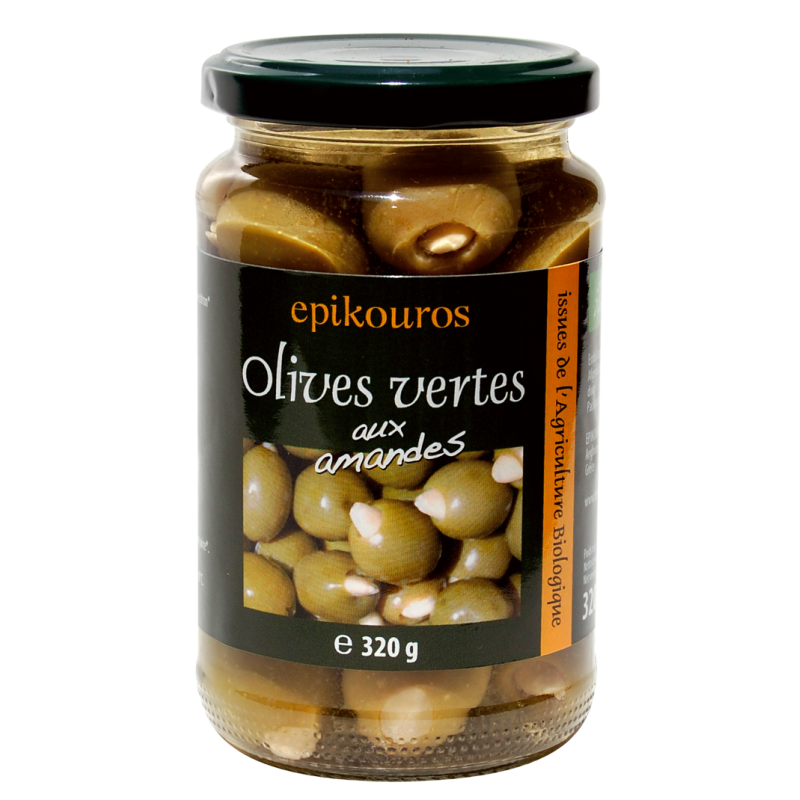 Olives Vertes Amandes 320G EPIKOUROS