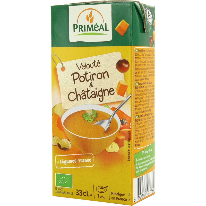 Veloute Potiron Et Chataigne 33Cl Priméal