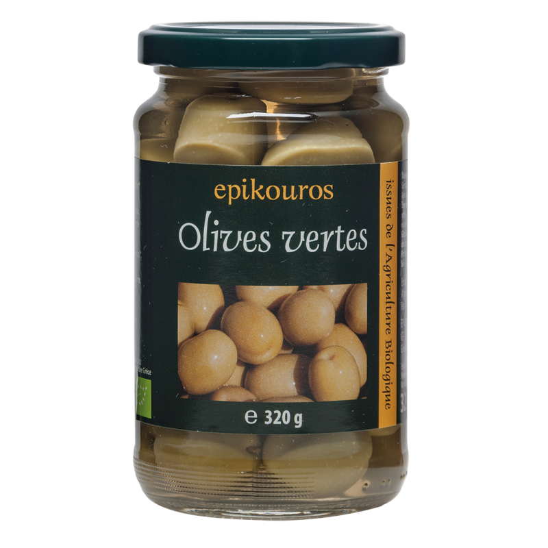 Olives Vertes Noyaux 320G EPIKOUROS