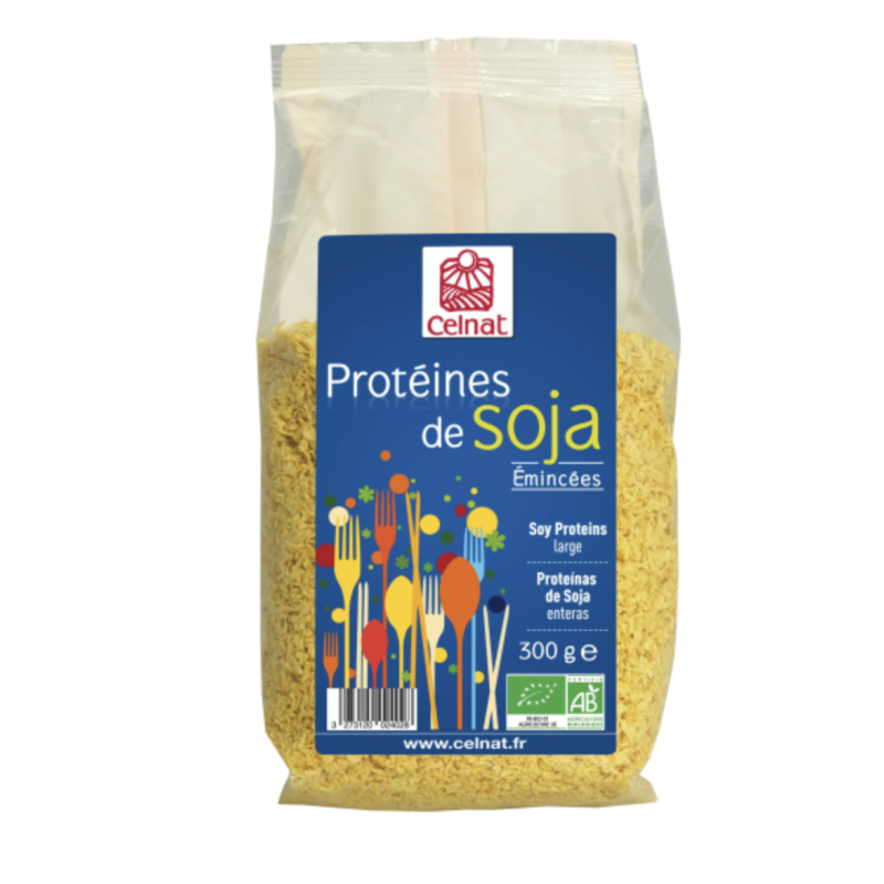 Proteines De Soja - Emincees 300G Celnat