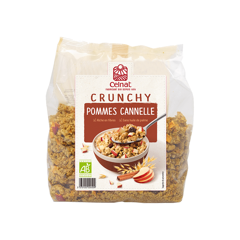 Crunchy Pommes Cannelle 500G Celnat