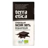 Tablettes Chocolat Noir 98% 100G terra etica
