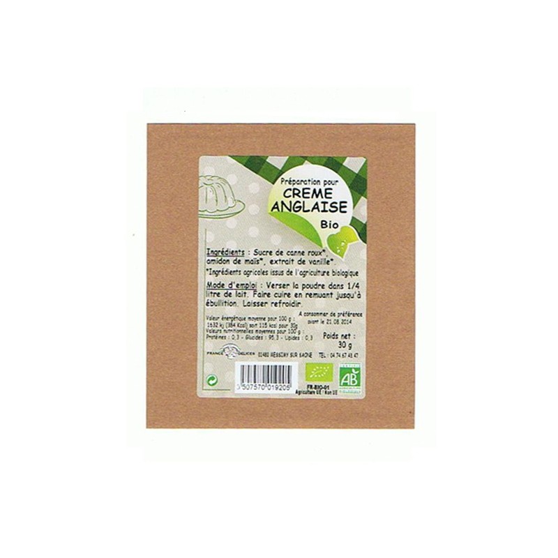 Creme Anglaise 30G FRANCE DELICE