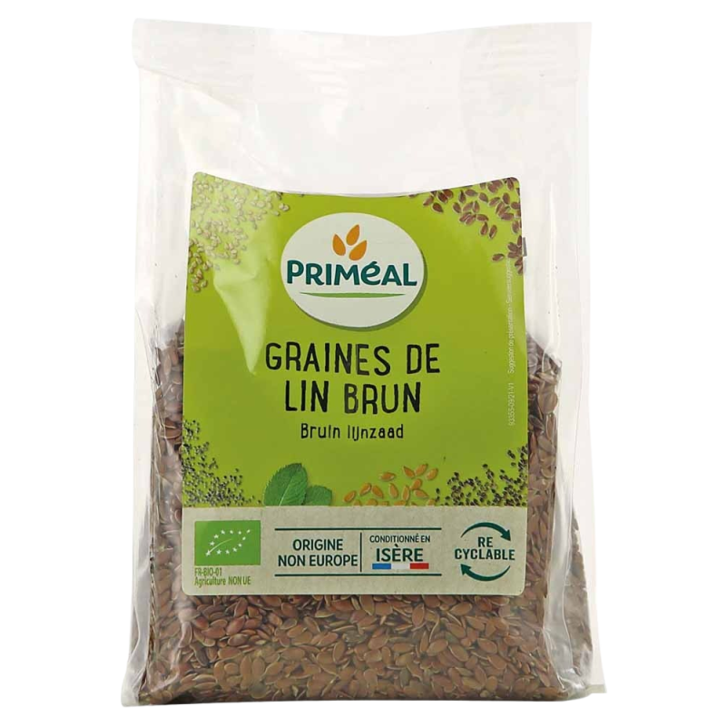Graines De Lin Brun 250G Priméal