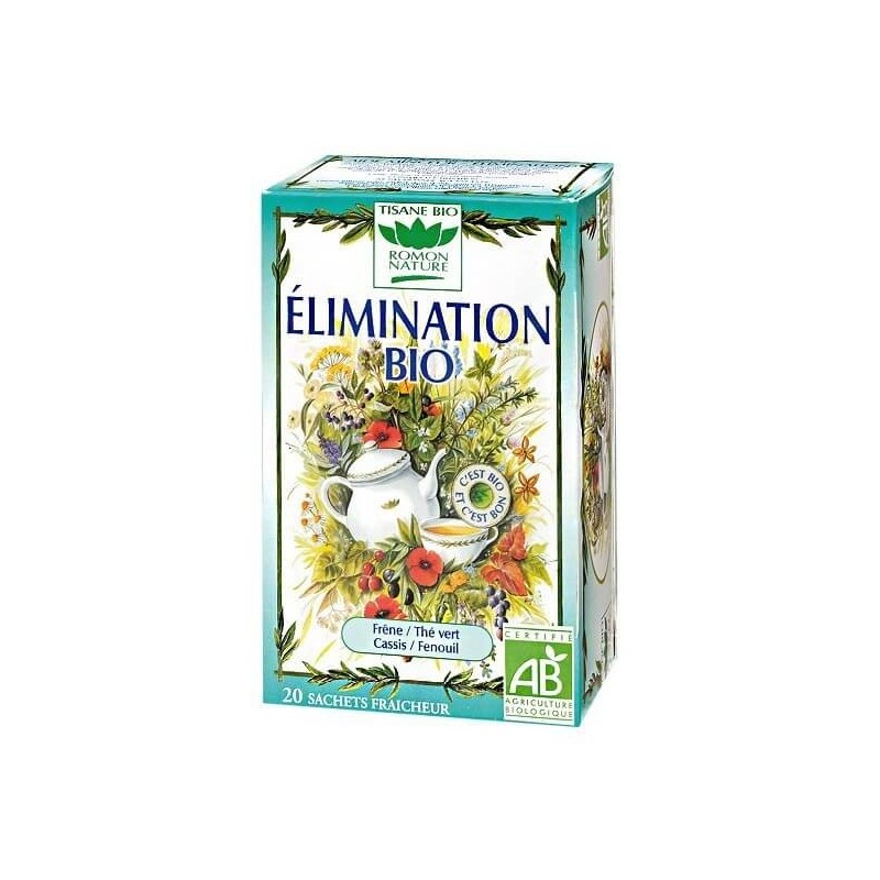 Elimination - Minceur 32G 20 Sachets ROMON NATURE / PLANTASIA