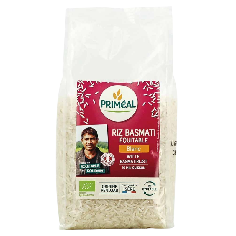 Riz Basmati Blanc 500G Priméal