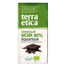 Tablette Choc.Noir 80% D'Equateur 100G terra etica