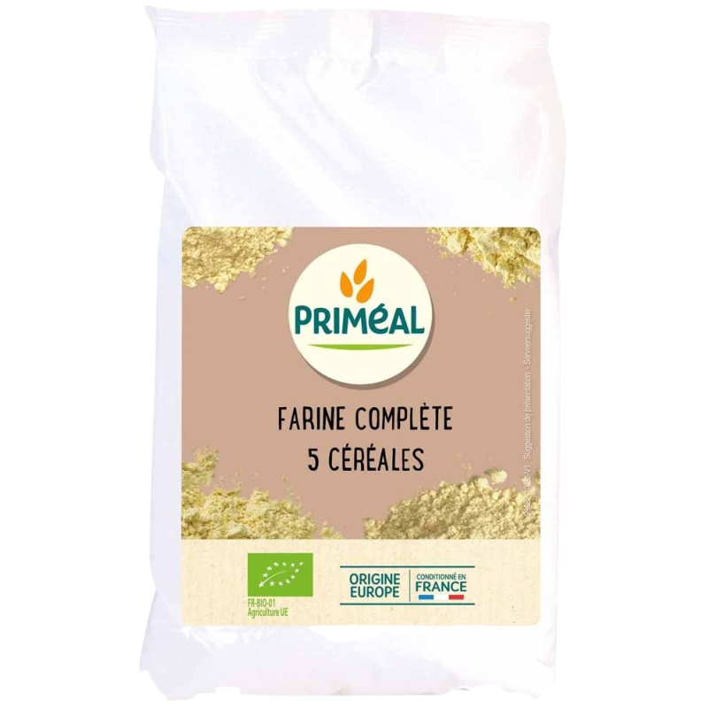 Farine Complete 5 Cereales 1Kg Priméal