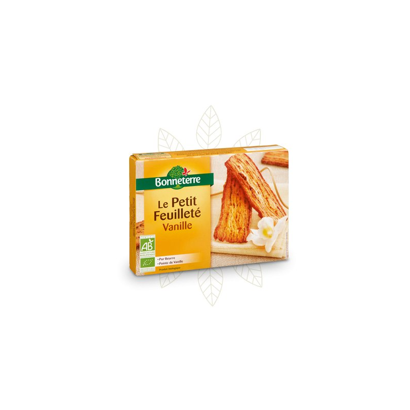 Le Petit Feuillete A La Vanille 120G Bonneterre