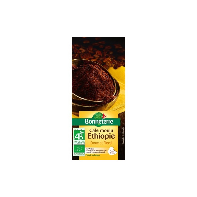 Cafe Ethiopie Moulu 250G Bonneterre