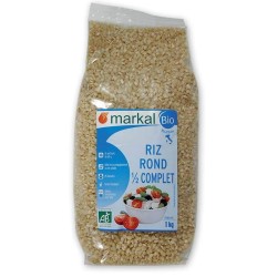 Riz Rond 1/2 Complet Italie 1Kg Markal